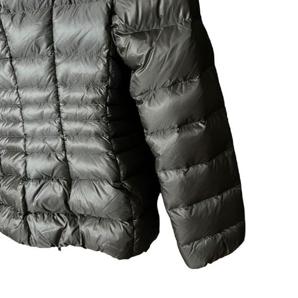 Available Moncler Peliade Grey Knit Collar Puffer Down Jacket Size 1 - Picture 9 of 16